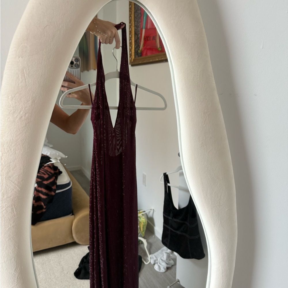 Meshki Deep Red Dress